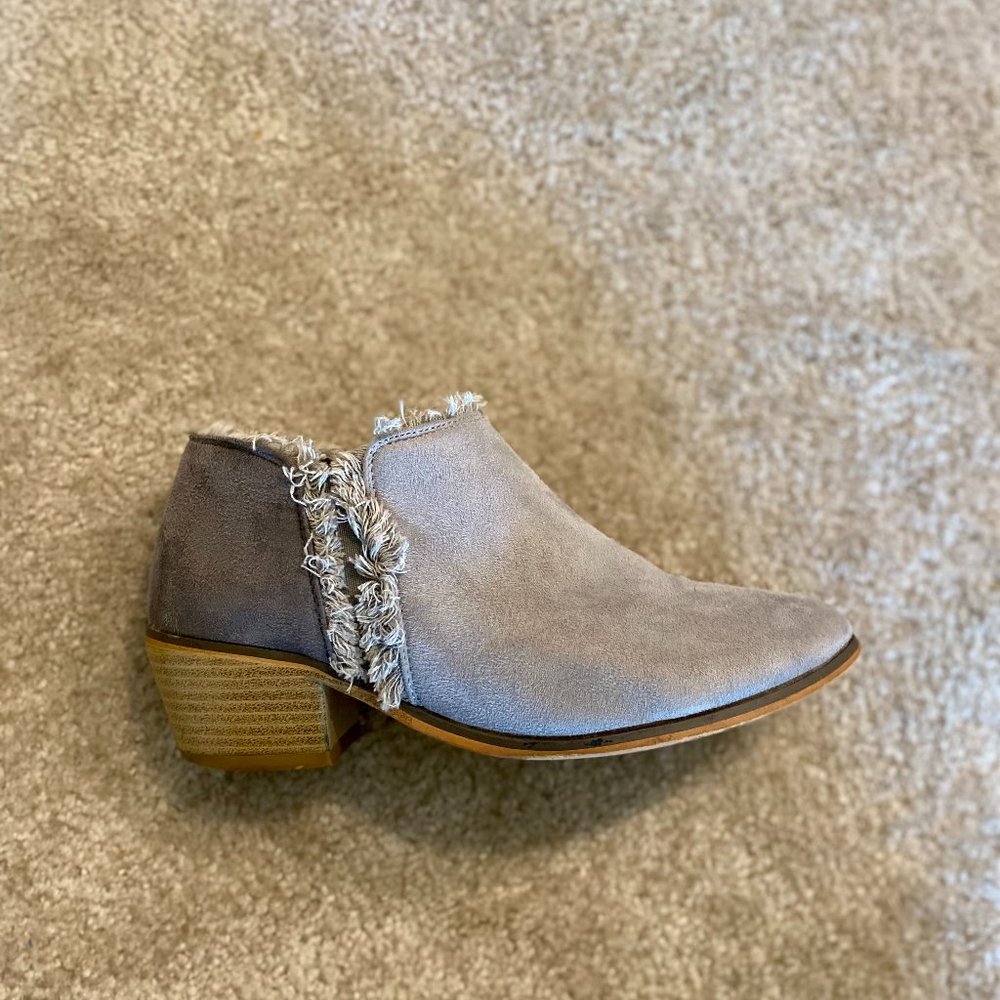 Gray Booties